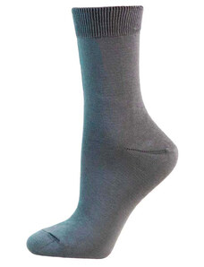 VFstyle Bavlnené dámske ponožky HIGH sivé