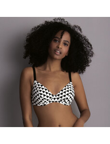 Style Celine Top Bikini - horný diel 8755-1 čiernobiela - RosaFaia