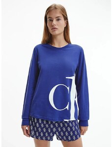 Calvin Klein Monogram tričko na spanie - QS6573E - C8Q - Tmavomodrá