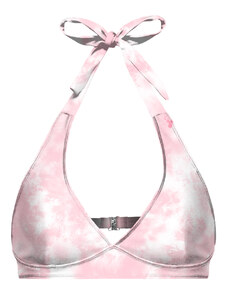 Aloha From Deer Pinky Tie Dye Halter Neck Bikini Top BTH AFD848 Pink
