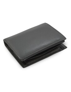 Arwel Černá pánská kožená peněženka s vnitřní zápinkou určená pro policii 514-5424P-60