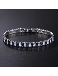 Sisi Jewelry Náramek se zirkony Rafaela Sapphire