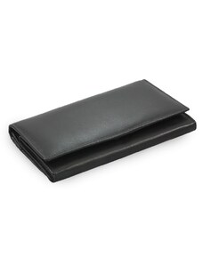 Arwel Černá dámská kožená psaníčková peněženka s klopnou 511-4027-60