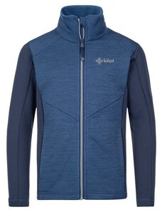 Boys' functional hooded sweatshirt Kilpi TOMMS-JB dark blue