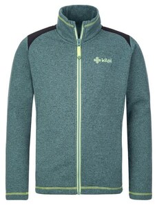 Boys' fleece sweater Kilpi REGIN-JB dark green