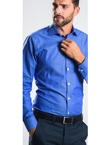 Alain Delon Modrá Extra Slim Fit košeľa