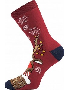 Lonka RUDOLF vianočné ponožky Boma