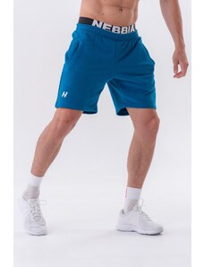 NEBBIA Relaxed-fit Shorts with Side Pockets BLUE