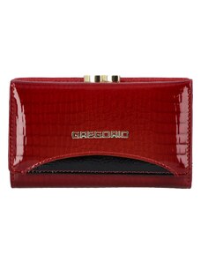 Dámska kožená peňaženka červená - Gregorio Nikoss červená