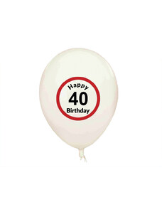 Master Narodeninové balóniky 40 rokov 5ks