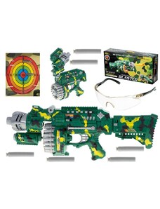 KIK KX6146 detská pištoľ Blaster + okuliare + 40 nábojov