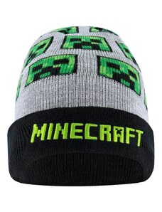 Fashion.uk Teplá úpletová čiapka Minecraft - Creepers