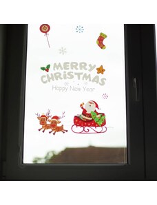 GFT Vianočné nálepky na okno - Santa Claus