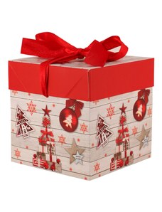 PTT Global Vianočná darčeková krabička veľká 20 cm