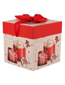 PTT Global Vianočná darčeková krabička veľká 20 cm