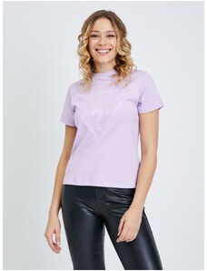 Light Purple Women's T-Shirt Guess Dianna - Women