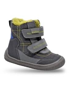 Protetika Chlapčenské zimné topánky Barefoot RAMOS GREY, Protetika, sivá