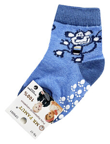 Mr. Pamut Protišmykové ponožky pre bábätká- Monkey, modrý