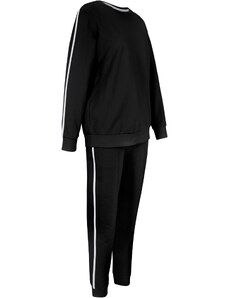 bonprix Bavlnené športové oblečenie (2-dielna sada), farba čierna