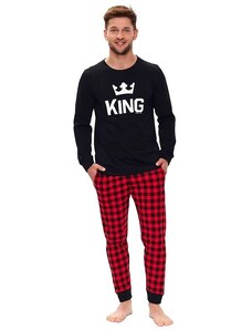 DN Nightwear Pánske pyžamo King čierne