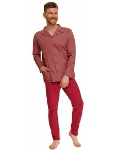Taro Pánske pyžamo Richard červené
