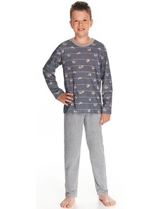 Taro Chlapecké pyžamo Harry šedé s lenochody