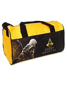 Setino Športová / cestovná taška Assassin's Creed Origins - žlutá - 22 x 38 x 20 cm