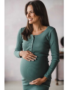 milk & love Tehotenské šaty na dojčenie Tummy Mint