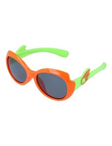 Sunmania Oranžovo-zelené bodkované detské okuliare "Wings"