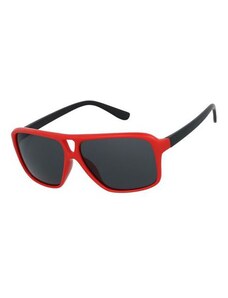 Sunmania Červeno-čierne detské slnečné okuliare "Player"
