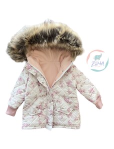 Dievčenská zimná bunda - PARADISE - 68, Ružová