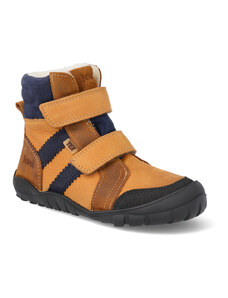 Barefoot zimná obuv s membránou Koel - Milo Hydro Tex Miel hnedé
