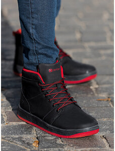 Ombre Clothing Pánske členkové topánky // T311 - black