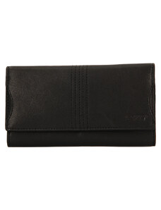 Dámska kožená peňaženka LAGEN BLC/4735 - ČIERNA - BLK