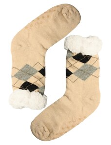 Pesail Teplé zimné ponožky kávové B01