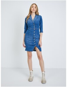 Modré džínsové košeľové šaty ORSAY - ženy