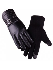 Pánske kožené rukavice YUPS, Holendam, čierne