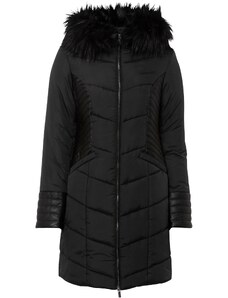 bonprix Prešívaný kabát z recyklovaného polyesteru, farba čierna