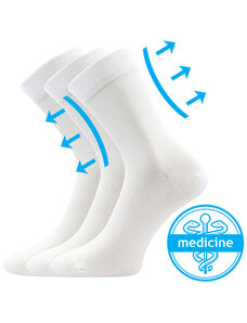 Ponožky LONKA Drmedik white 3 páry 35-38 119258