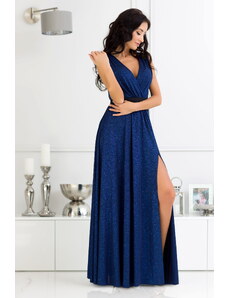 Elizabeth Collection Trblietavé šaty Salma, Tmavo modré