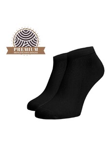 Benami Členkové ponožky z mercerovanej bavlny - čierne