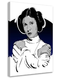 Gario Obraz na plátne Star Wars, Leia Organa - Nikita Abakumov Rozmery: 40 x 60 cm