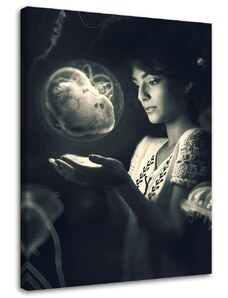 Gario Obraz na plátne Dievča s mágiou v rukách - Barrett Biggers Rozmery: 40 x 60 cm