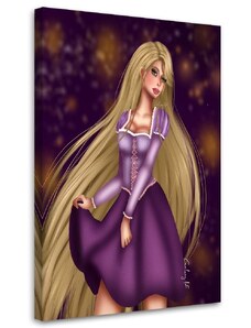 Gario Obraz na plátne Rapunzel - Crislainy Reis Silva Rozmery: 40 x 60 cm