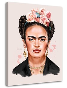 Gario Obraz na plátne Frida v ružových odtieňoch - Svetlana Gracheva Rozmery: 40 x 60 cm