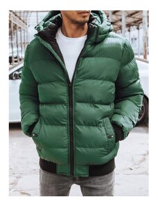 DSTREET Pánska bunda zimná prešívaná TREVOR zelená
