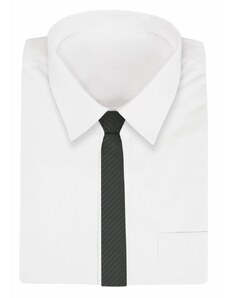 Čierna kravata s jemným prúžkom Alties