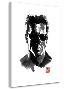 Gario Obraz na plátne Terminátor, Arnold Schwarzenegger - Péchane Rozmery: 40 x 60 cm