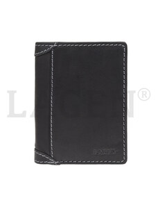 Pánska kožená peňaženka LAGEN 51146-ČIERNA - BLK