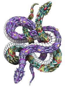 IZMAEL Drevené puzzle Snakes/S